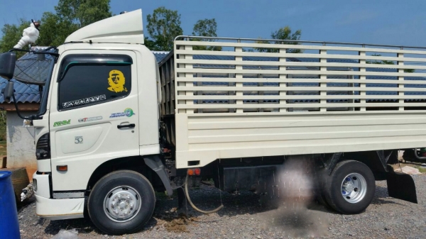 รถฮีโน่ 6 ล้อ ( ไม่ดั้ม ) FC9J 150 แรงม้า. ปี 56.  ( รถวิ่ง 3xx,xxx กม. )    สนใจติดต่อ  081 - 6079515