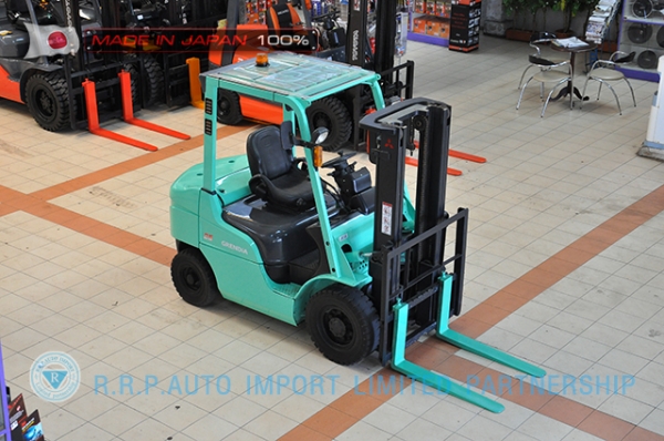 ขายรถโฟล์คลิฟท์มือสอง MITSUBISHIรุ่น  KFD25T-20079 ราคา 355,000 บาท นำเข้าจากประเทศญี่ปุ่น 100\% ไม่เคยใช้งานในประเทศไทย