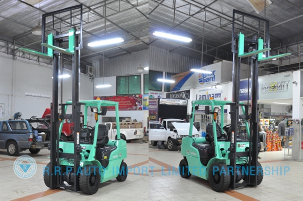 ขายรถโฟล์คลิฟท์มือสอง MITSUBISHIรุ่น  KFD25T-20079 ราคา 355,000 บาท นำเข้าจากประเทศญี่ปุ่น 100\% ไม่เคยใช้งานในประเทศไทย