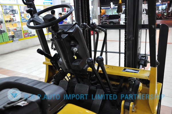 ขายรถโฟล์คลิฟท์มือสอง MITSUBISHIรุ่น KFG20D-05437 ราคา 165,000 บาท นำเข้าจากประเทศญี่ปุ่น 100\% ไม่เคยใช้งานในประเทศไทย