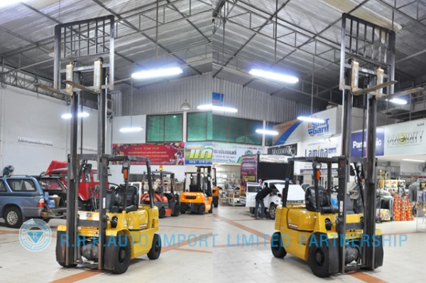 ขายรถโฟล์คลิฟท์มือสอง MITSUBISHIรุ่น KFG20D-05437 ราคา 165,000 บาท นำเข้าจากประเทศญี่ปุ่น 100\% ไม่เคยใช้งานในประเทศไทย