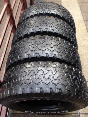 ยาง All BF Goodrich 265 65 17 ปี11 พร้อมใช้งาน ราคาไม่แพง
