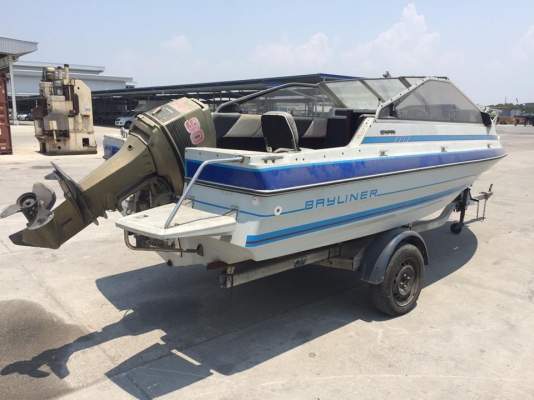 เรือ bayliner capri เตรื่อง 90 แรง พร้อมใช้