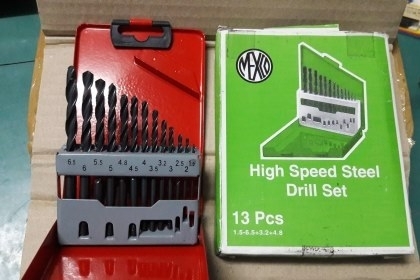 ขายดอกสว่านเบอร์มิลชุด13ดอกMAXCO High Speed Steel Drill Set