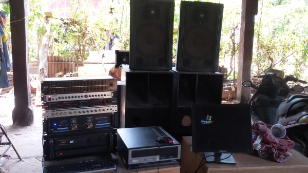 ขายเครื่องเสียงกลางแจ้งครบขุดพร้อมเปิด