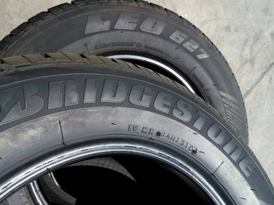 215/65R15 BRIDGESTONE LEO 627 สวยครับ ชุด 4 เส้น tel.081-427-3941 ไอดีไลน์  0814273941