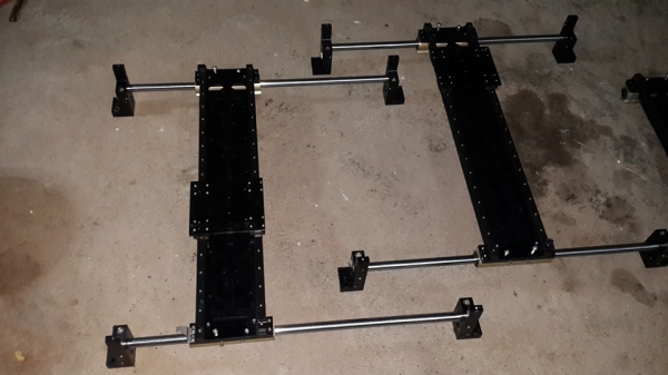 Slide XY table ระยะใช้งาน500*500