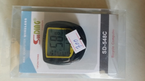 เครื่องวัดระยะและเก็บข้อมูลสำหรับจักรยาน เครื่องวัดระยะและเก็บข้อมูลสำหรับจักรยาน Bike Computer Wireless