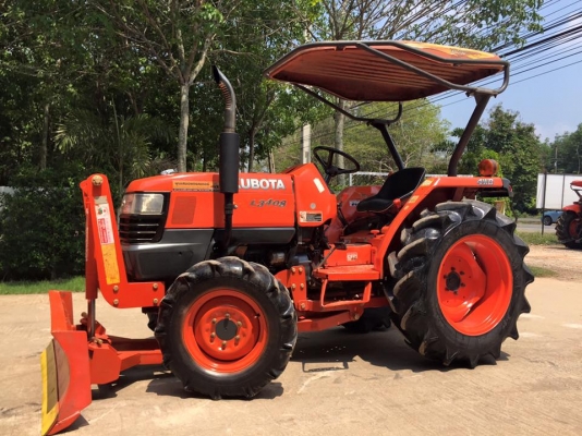 ขายรถไถKubota L3408 (4WD) พร้อมใบมีดหน้า และผานพรวน รถพร้อมใช้งาน