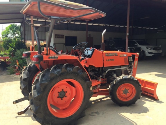 ขายรถไถKubota L3408 (4WD) พร้อมใบมีดหน้า และผานพรวน รถพร้อมใช้งาน