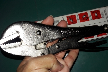 ขายคีมล็อกPETERSEN VISE-GRIP 10R Made in USA.งานเก่าเก็บยี่สิบกว่าปี