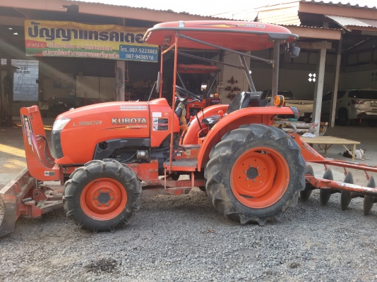 ปัญญาแทรคเตอร์..จัดมาให้ครับ ด่วน!!!คูโบต้า L3608 พร้อมใบมีดคานล่าง พร้อมผาน6 ตราช้าง22&times;6รถไร่สีเดิมๆ