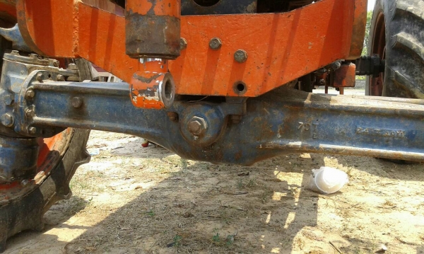 ขาย รถไถ 2 เพลา KUBOTA M7500 อุปกรณ์มีผานดันหน้า ผาน 5 และโรตารี่ เอกสารใบซื้อขาย