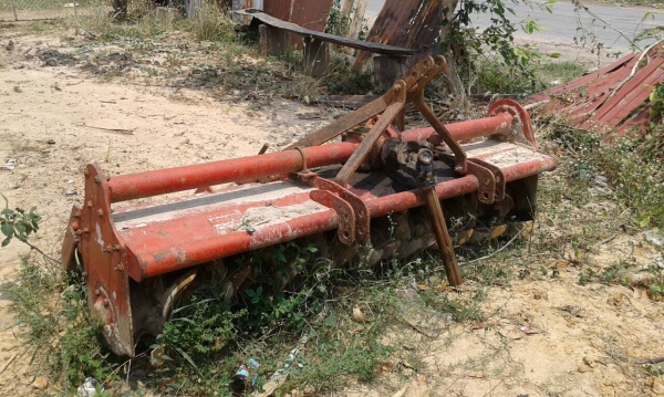ขาย รถไถ 2 เพลา KUBOTA M7500 อุปกรณ์มีผานดันหน้า ผาน 5 และโรตารี่ เอกสารใบซื้อขาย