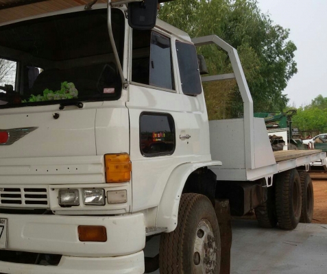 สิบล้อ ฮีโน่ FL187L HO7D195เพาเดียว เทนเลอร์ ลากแม็คโค 200 สภาพดีสวยพร้อมใช้ ทะเบียนพร้อม