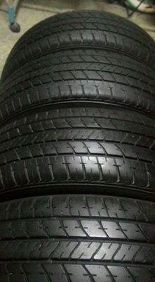 สวยๆ กะทะเหล็ก4-100ยางบริสโตน185/60/15ปี13 =ชุด 1600บาท