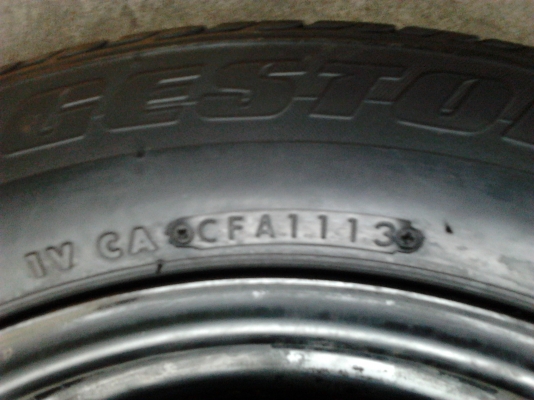 สวยๆ กะทะเหล็ก4-100ยางบริสโตน185/60/15ปี13 =ชุด 1600บาท