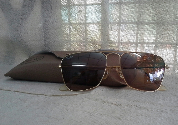 อมตะแว่นตาซุปตาร์ B&amp;L RAY-BAN CARAVAN USA ตัวแท้!