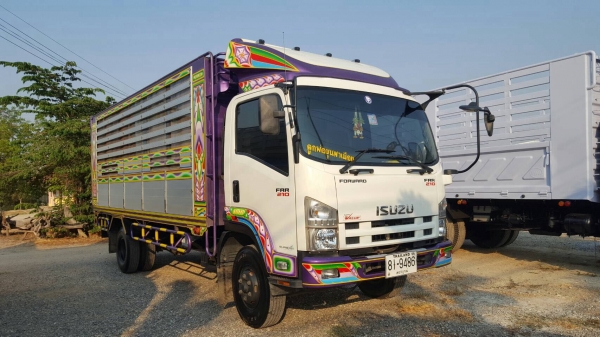ขาย ISUZU FRR 210 แรงม้า ปี 54 กระบะปีเนียมดั้มยาว 5.50 เมตร