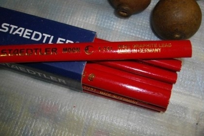 ขายดินสองานไม้เยอรมันเก่าเก็บแพ็ค 12ด้ามMade in Germany. งานเก่าเก็บ