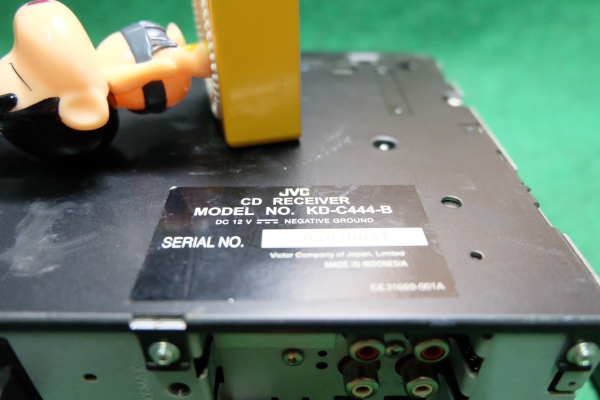 วิทยุ JVC 1 din รุ่น KD-C444-B เล่น CD/Mp3/คลื่นญี่ปุ่น