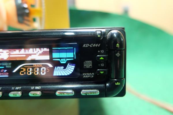 วิทยุ JVC 1 din รุ่น KD-C444-B เล่น CD/Mp3/คลื่นญี่ปุ่น