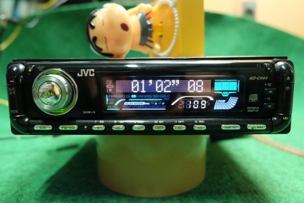 วิทยุ JVC 1 din รุ่น KD-C444-B เล่น CD/Mp3/คลื่นญี่ปุ่น