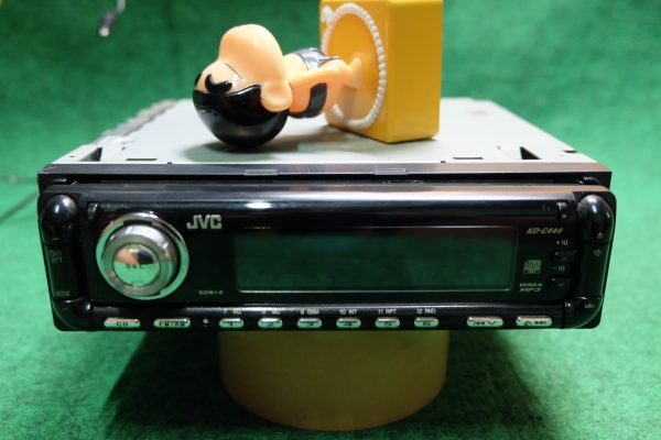 วิทยุ JVC 1 din รุ่น KD-C444-B เล่น CD/Mp3/คลื่นญี่ปุ่น