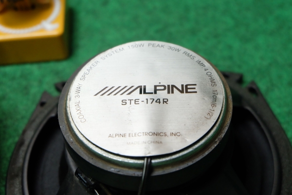 ลำโพง Alpine รุ่น STE-174R ลำโพงแกนร่วม 3 ทาง ขนาด 6.5" กรวยอลูมิเนียม