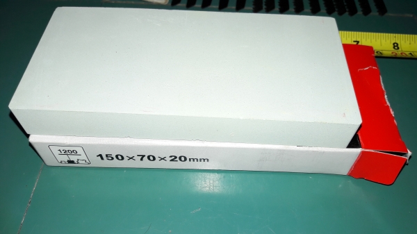ขายหินละเอียดเบอร์1200 ลับมีดลับกบMAKITA ขนาด150&times;70&times;20mm.
