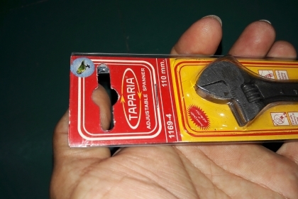 ขายประแจเลื่อนจิ๋วทาปาเรียขนาด4" TAPARIA Made in India.