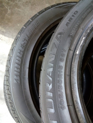 195/50R15  BRIDGESTONE TURANZA AR-10 เส้น tel.081-427-3941 ไอดีไลน์  0814273941