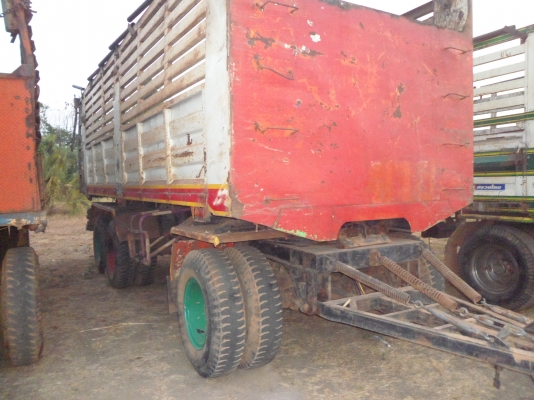 หางพ่วง ยาว 6  เมตร80     3 เพลาดั้ม  สนใจ โทร089  9383433