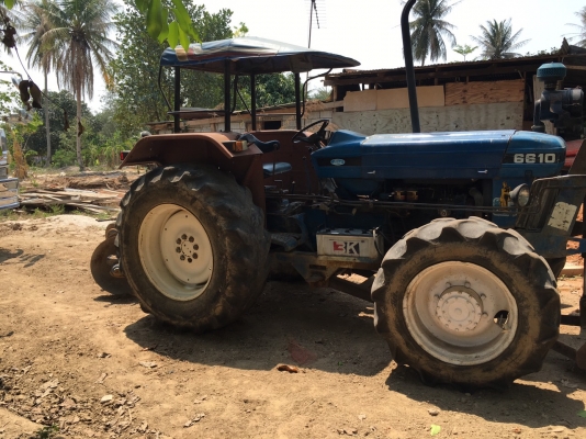 รถไถนา FORD 6610 -2 เพลาT5 มีผาน7พร้อมดันหน้า พร้อมใช้งาน