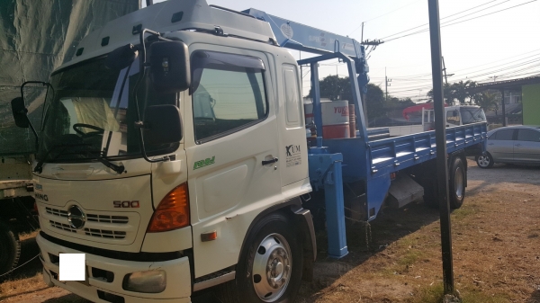 ขายครับ mega 500 ปี 55 ติดเครน ZF 5 ตัน 4 ท่อน กระบะยาว 6.8 m โทร 088-4501277