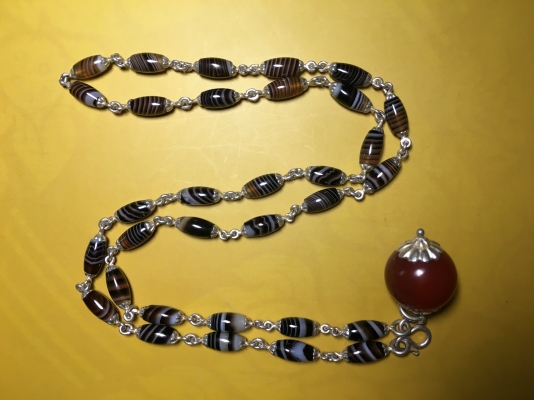 ลูกกำปัด เลี่ยมเงิน