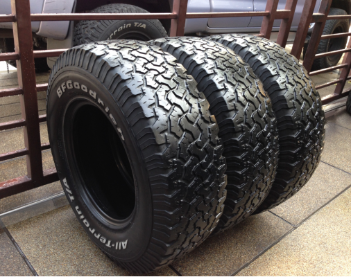 ยาง All BF Goodrich 265 75 16 ปี12 จำนวน 3เส้น ดอกเยอะ พร้อมใช้งาน ราคาไม่แพง