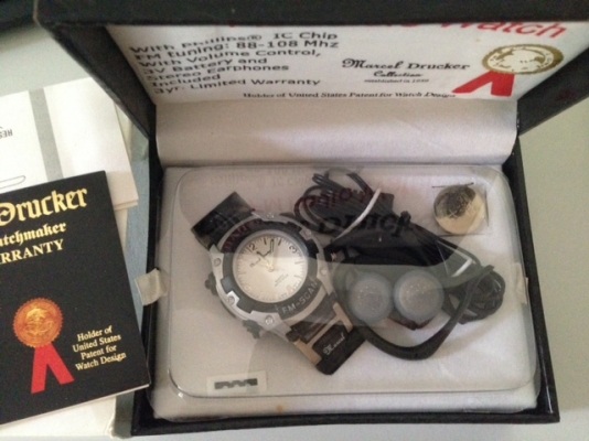 MARCEL DRUCKER FM RADIO WATCH. MARCEL DRUCKER FM RADIO WATCH.