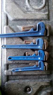 ขายคีมล็อกชุด5ตัว Vise Grip Petersen Made in USA.งานเก่ามือสอง