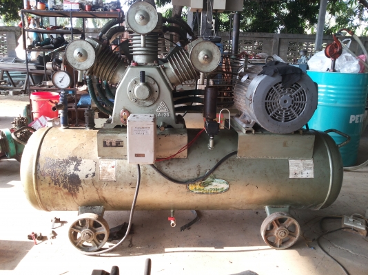 ขายถูกๆ.... ถูกกว่าใคร ปั้มลม fu sheng taiwan 15 แรง พร้อมใช้งาน