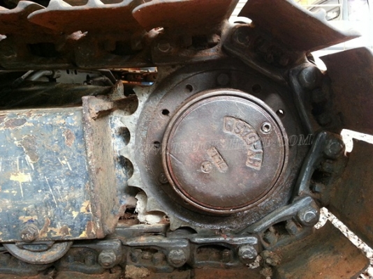 รถแบคโฮ KOMATSU PC 50UU มีหัวคลีบไม้และอ๋อยและบุ๋นกี๋แถมให้ พร้อมอะหลั่ย