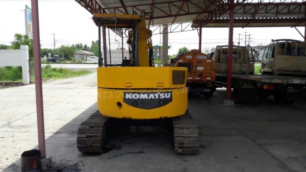 รถแบคโฮ KOMATSU PC 50UU มีหัวคลีบไม้และอ๋อยและบุ๋นกี๋แถมให้ พร้อมอะหลั่ย