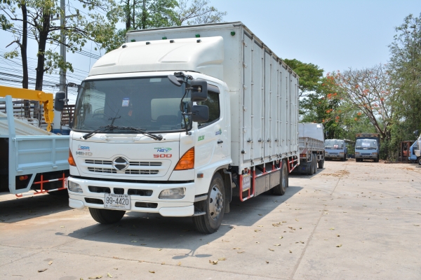 HINO MEGA FG  CNG 220 hp รถห้าง เครื่องห้าง ไม่ได้แปลง  ตู้บรรทุก  ยาว7.20 m