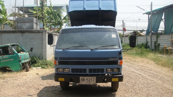 ISUZU NPR ดั๊ม5คิว เครื่อง4HD1เทอร์โบ135แรง เพาเวอร์ เอฟหน้า-หลัง เครื่ิองดี คัสฃีสวย ราคาถูก สัญญาฃื้อขาย บิลเครื่อง ไม่มีเล่ม