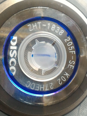 ใบตัดแบบบางพิเศษ เป็นใบเพชรชนิด DIAMOND BLADE ยี้ห้อ DISCO จากญี่ปุ่น ขนาดโต 55 มม. รูสวม 19 มม. รายละเอียดตัวเลขต่างๆตามภาพ ที่งหมด