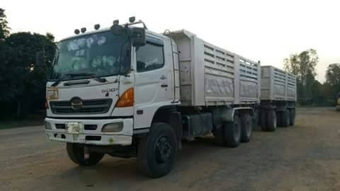 สิบล้อ ฮีโน่ 320ปี47 แม่ลูก3คาน ดั้มสามมิตแท้ สภาพดีเดิมๆพร้อมใช้ ทะเบียนพร้อมโอน