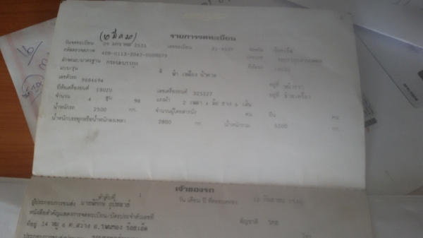 ISUZU TL 100 แรง แข็งแกร่งแรงดี ทะเบียนไม่ขาด เอกสารพร้อมโอน