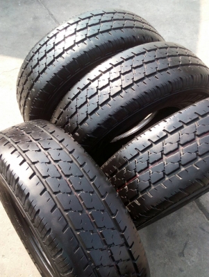 195R14 BRIDGESTONE LEO677 ชุด 4 เส้น  tel.081-427-3941 ไอดีไลน์  0814273941