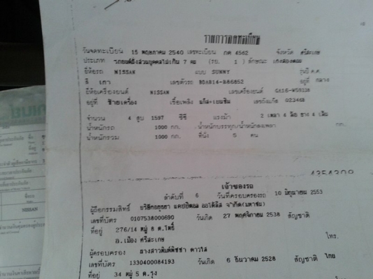 รถเก๋งสวยๆๆเครื่องดีภายในสวยแอร์เย็น