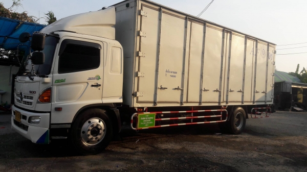 ขายรถ6ล้อตู้สิบบาน HINO FG8JRLA ปี2013 เครื่อง212แรงม้า ตู้ยาว 7.50เมตร